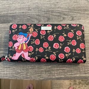 Kate Spade Laurel Way Hazy Rose Wallet with Gummy Bear Hand Painted